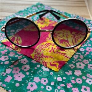 H& M Round Gold Sunglasses